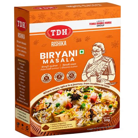 TDH Rishika Biryani Masala 50g | Rich Aroma for Perfect Biryani – TDH FOODS