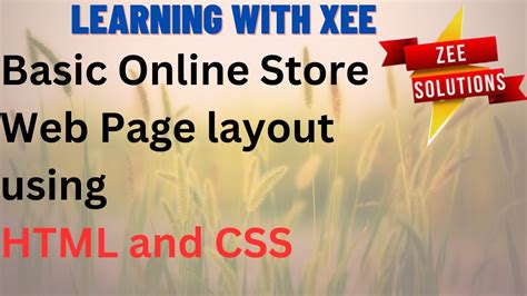 Image result for Basic Web Store HTML Homepage