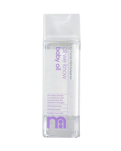Buy Mothercare All We Know Baby Oil - Pack of 1, 300mL Online at Low ...