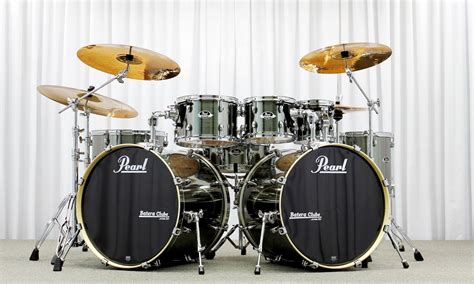 Pearl Export EXX Smokey Chrome Double Bass