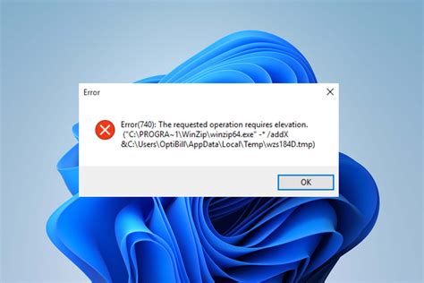 CreateProcess Failed Code 740 the Requested Operation Requires Elevation 的图像结果