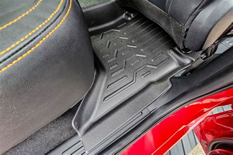 Ford Ranger 2023+ Spyder Floor Mats - Full Set in Black