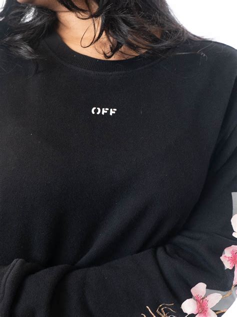 Off-White Cherry Blossom Diagonal Sweatshirt – The Mainstreet Marketplace