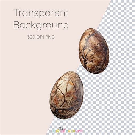 Camouflage Easter Eggs Clip Art | Spring Graphics | Flyer Illustration | Transparent Pngs ...