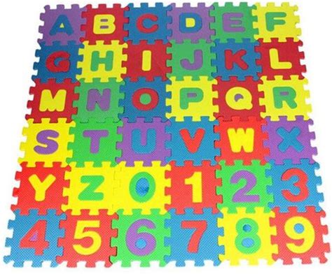 InteriorZilla ABC Mat For Kids | Mat ABCD For Kids | ABC Blocks Mat For ...