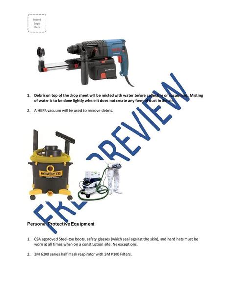 Image result for Lead Free Control Plan Example