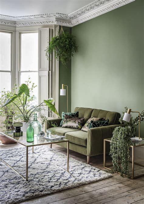 living room inspiration green sofa