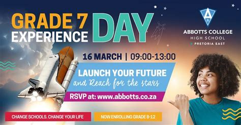 Abbotts College PTA East - Grade 7 Experience Day, 1 Pony Street ...