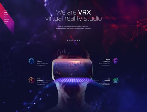科技感十足的VR官网设计-尼高品牌网络
