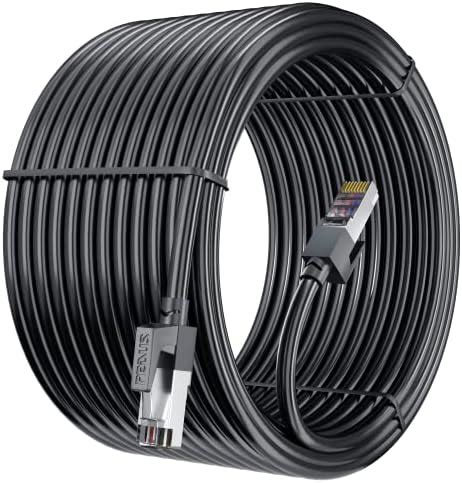 FEDUS Cat6 Ethernet Cable, 15 Meter High Speed 550MHZ / 10 Gigabit ...