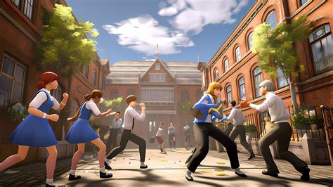 Hustle Gang Gangster in High School Bully Girl Simulator Game 3D: Vegas ...