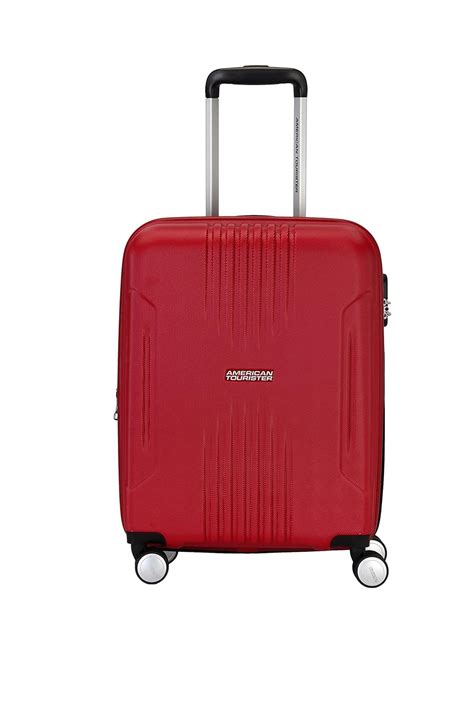 American Tourister Tracklite ABS 30 cms Flame Red Hardsided Check-in ...