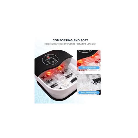 KNQZE Foot Spa Massager with Heat, Bubbles, Large Touch India | Ubuy