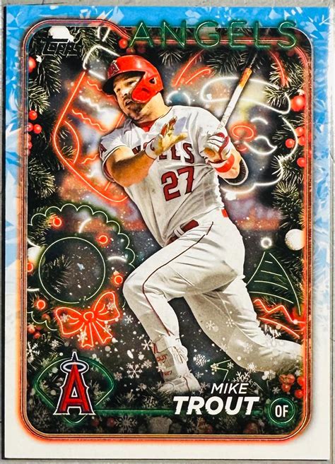 Mike Trout #H27 Prices | 2024 Topps Holiday | Baseball Cards