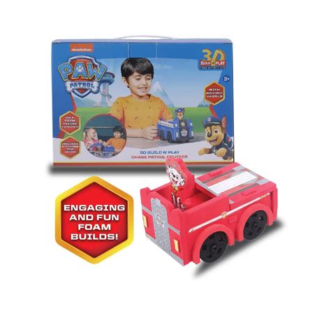 Li'l Wizards 3D Build N' Play Paw Patrol Marshall For Kids of Age 3Y ...