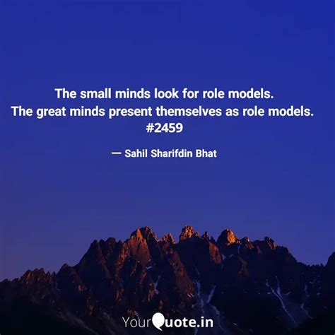 The small minds look for ... | Quotes & Writings by Sahil Sharifdin ...