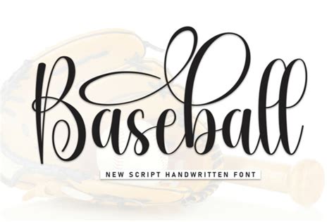 Image result for Baseball Free Script Font