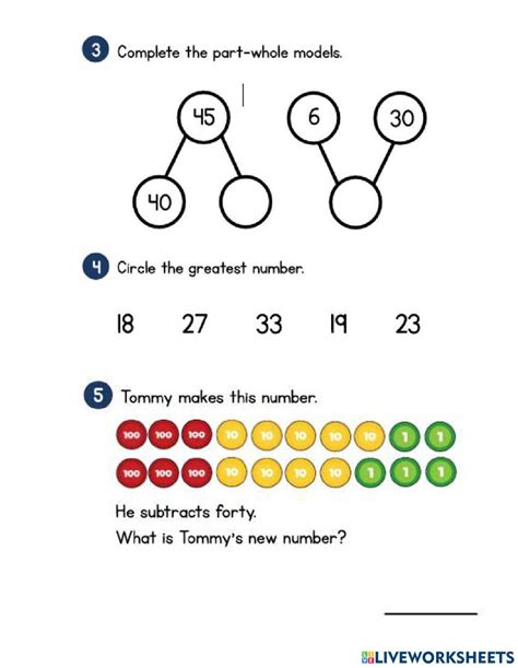 Simple Math Problem Solving Worksheets 的图像结果