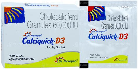 Calciquick D3 Sachet 1gm: Uses, Side Effects, Price & Substitutes