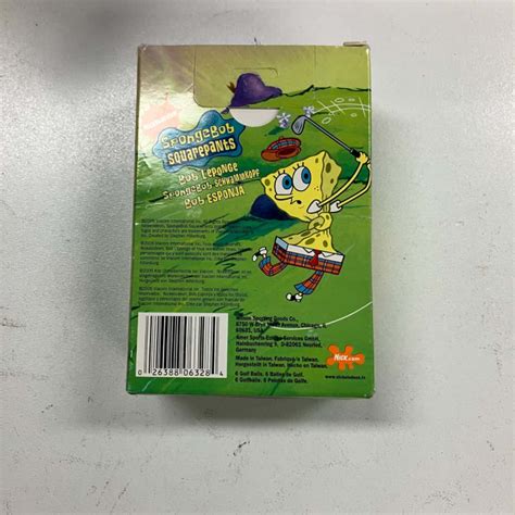 Nickelodeon SpongeBob SquarePants Wilson 6pk Golf Balls BNIB(s)