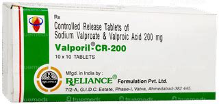 Valporil Cr 200 Tablet 10: Uses, Side Effects, Price & Substitutes