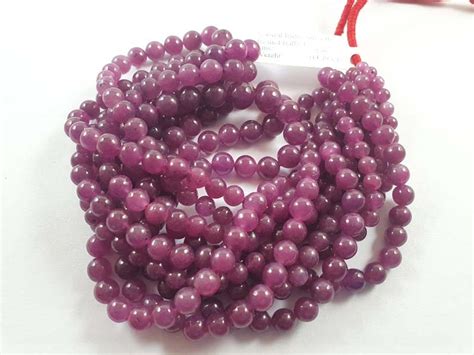 Natural Ruby Big Smooth Balls Beads At Wholesale Price -- Jindal Gems