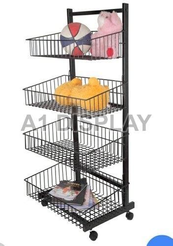 Metal Basket Rack Manufacturer Exporter Supplier from Mumbai India