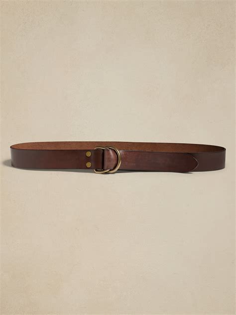 Stinson Leather D-Ring Belt | Banana Republic