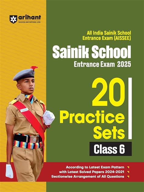 Arihant Sainik School Entrance Exam 2025 Practice Sets