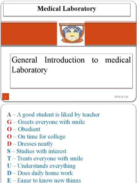 Image result for Introduction Medical Labortory Lessons