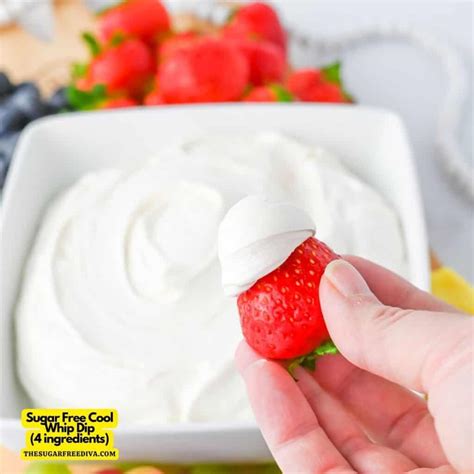 Sugar Free Cool Whip Dip (4 ingredients) - THE SUGAR FREE DIVA