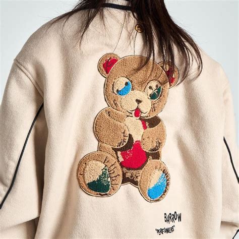 BARROW ICONIC TEDDY COLLEGE JACKET CREAM | ADEOS