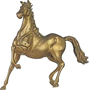 Buy Exotic India Running Horse - Brass Statue Online at Low Prices in ...