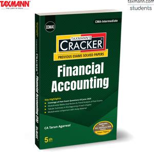 Taxmann's CRACKER for Financial Accounting (Paper 6 | FA) – Covering ...