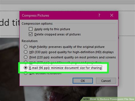 Compress PowerPoint File Size 的图像结果