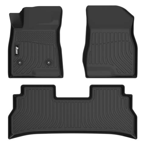 Ikon Motorsports All Weather TPE Floor Mats Liner Fits 2024-2025 Chevy ...