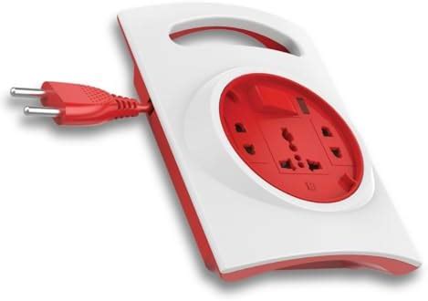 Goldmedal G-Expert 2 Pin Extension Cords (White and Red) – with handle ...