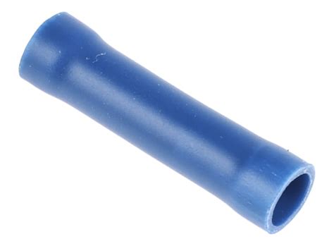 RS PRO | RS PRO Butt Splice Connector, Blue, Insulated, Tin 16 → 14 AWG ...