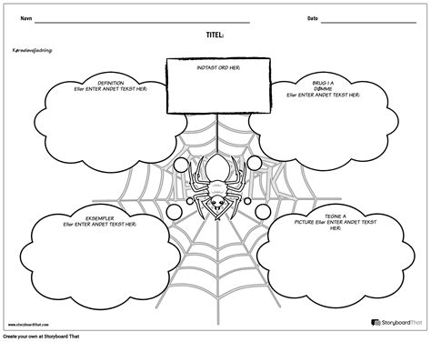 Ordforråd - Fun Spider Theme Storyboard by da-examples