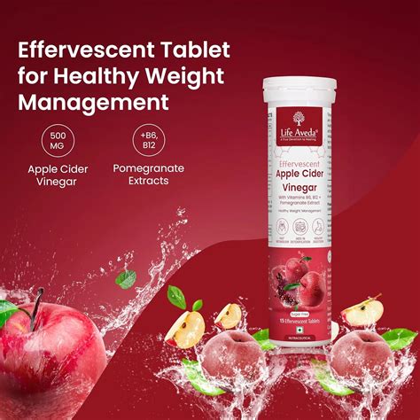 Life Aveda Apple Cider Vinegar Effervescent Tablet
