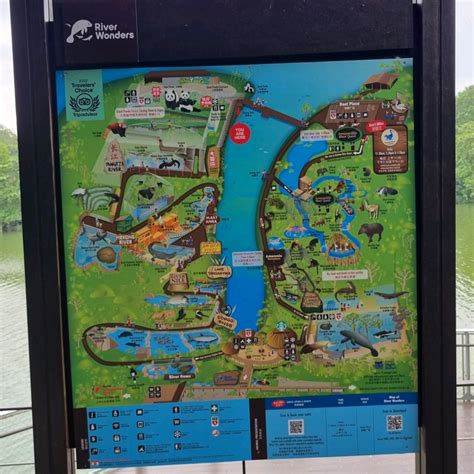 Singapore Zoo Map 2022