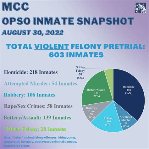 OPSO Inmate Snapshot: August 30, 2022 - Metrocrime Weekly Crime Bulletin