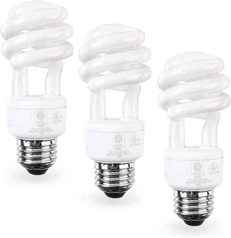 GE 13-Watt Energy Smart Fluorescent Light Bulbs, 8 Pack, 60 Watt ...
