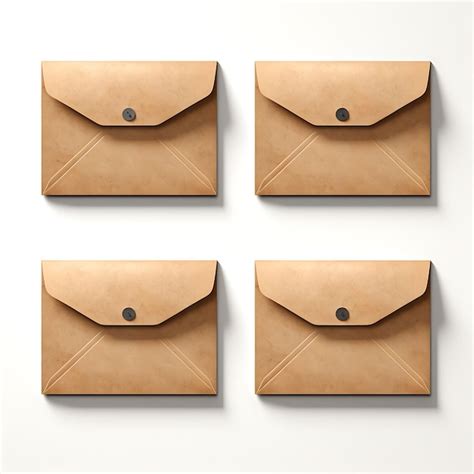 Colorful postal envelope paper light brown color envelope style posta ...