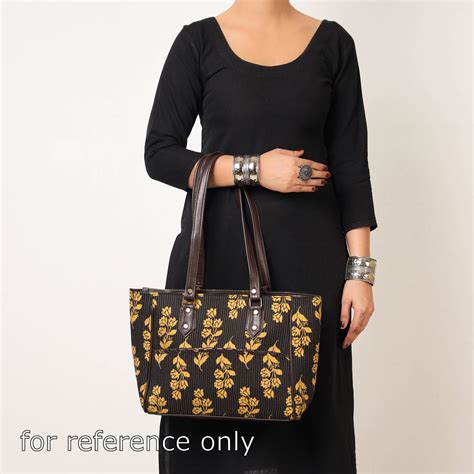 Brown Handcrafted Cotton Shoulder Bag