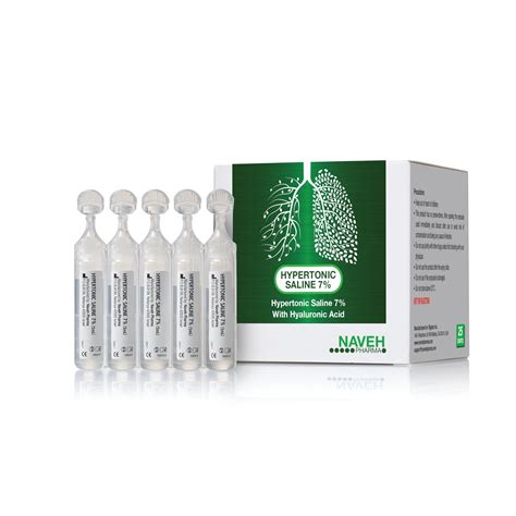 Buy NAVEH | Hypertonic Saline Solution 7% + Hyaluronic | Nebulizer ...