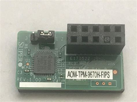 Amazon.in: Buy SuperMicro AOM-TPM-9670H-FIPS Horizontal TPM 2.0 Module ...