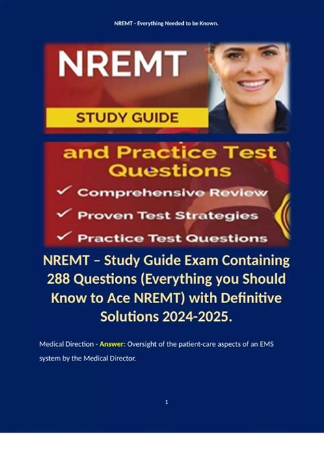 Nremt Study Test