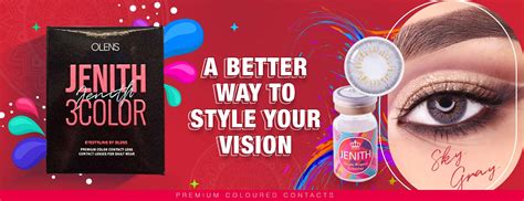 Buy Best Coloured Eye Contact Lenses Online In India at o-lens.co.in