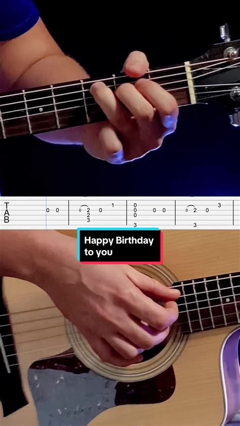 Guitar Chords For Happy Birthday To You